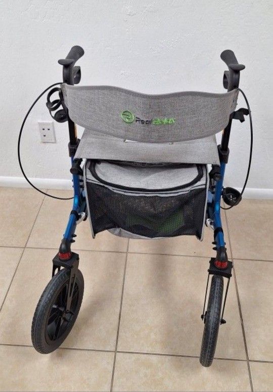 All-Terrain Rollator with Seat