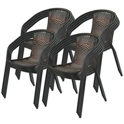 Set of 17 Matching Outdoor Patio Dining Chairs