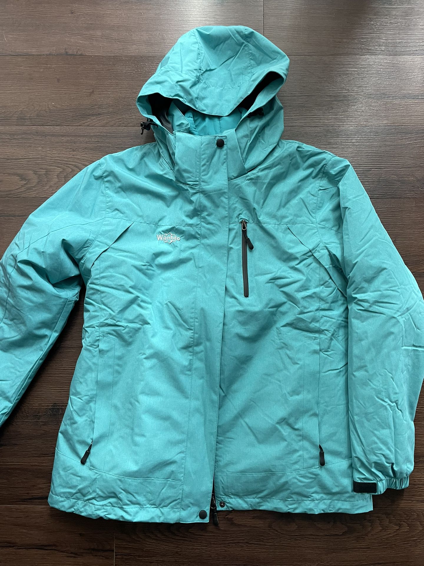 New Women's Waterproof Winter Coat Ski Jacket & Snow Rain Jacket with Hood Atna Core, size L