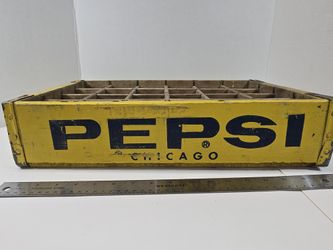 Vintage Pepsi Wooden Case Bottle Carrier