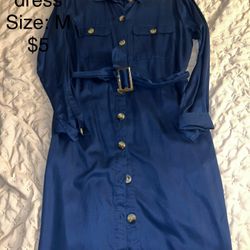 Long Navy Blue Dress 