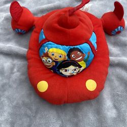 Disney Little Einsteins Plush Pat Pat Rocket Ship Red Toy Leo June Quincy Annie