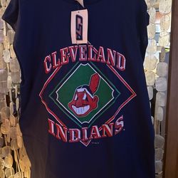 NWT - Vintage 1996 Cleveland Indians Sleeveless Tee