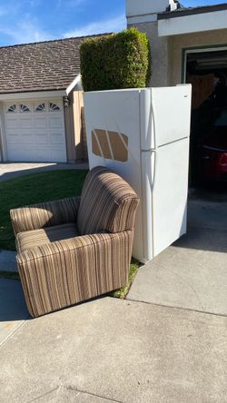 Free refrigerator—-and chair