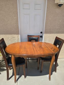 Table and 3 chairs