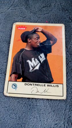 MLB Dontrelle Willis Tribute Baseball Trading Card 
