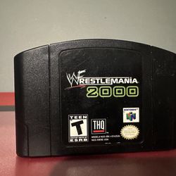 WWF WrestleMania 2000 - Nintendo 64 (N64) - Game Cartridge Only