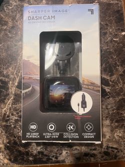 SHARPER IMAGE DASH CAM (HD DRIVING RECORDER)