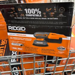 RIDGID 18V SubCompact Brushless Random Orbit Sander (Tool Only)