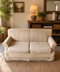 2-person loveseat with a twin pull-out sleeper bed