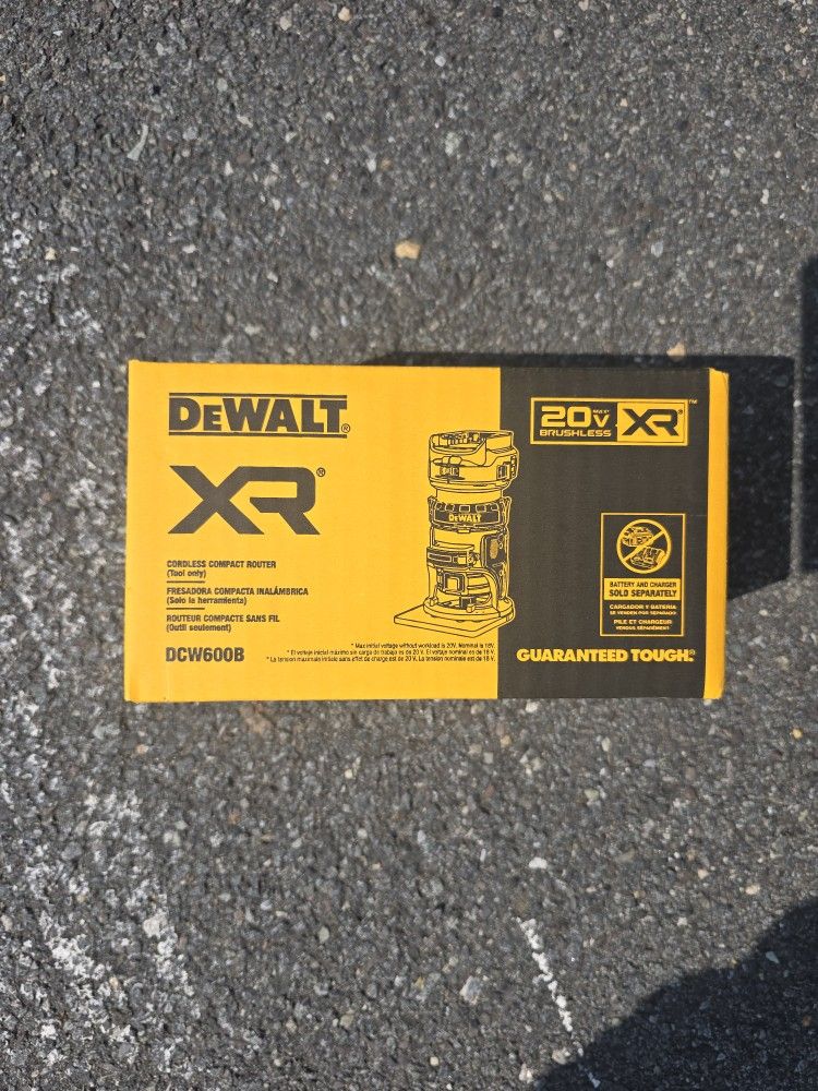 DEWALT
20V MAX XR Cordless Brushless Fixed Base Compact Router (Tool Only)