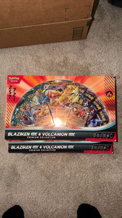 Pokemon: Blaziken ex & Volcanion EX Premium Collectiomn