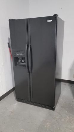 Whirlpool Side-by-Side Black Fridge
