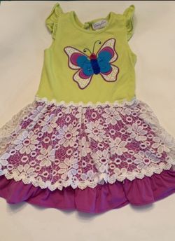 Girls Butterfly Dress 🦋 size 5
