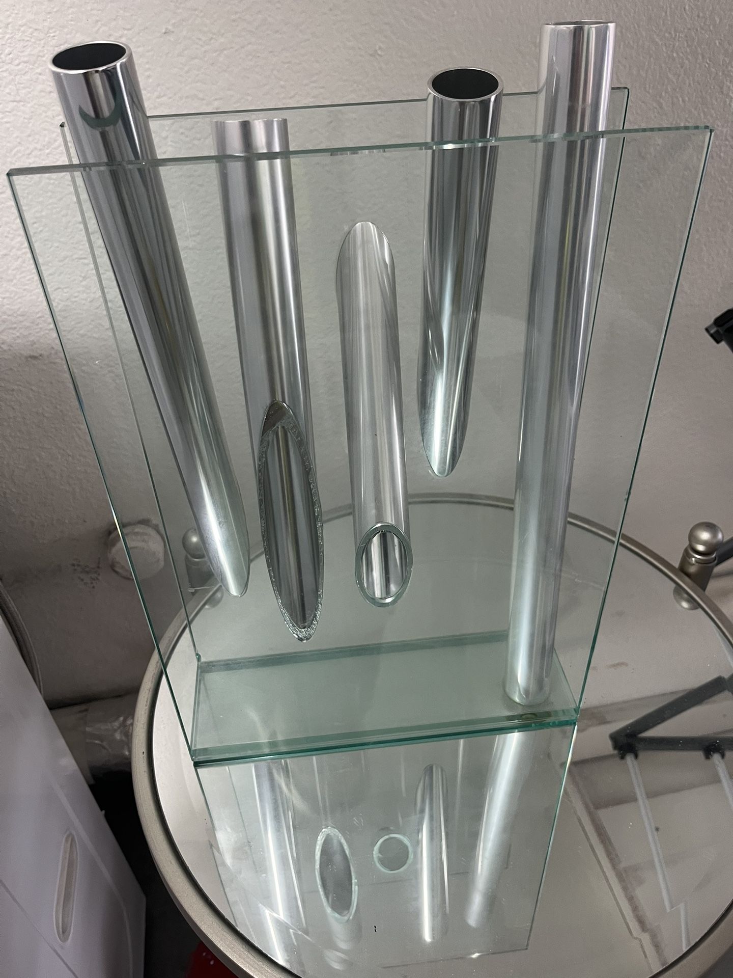 Glass Decorative Flower Cases