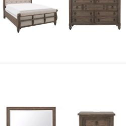 KING 4 Piece bedroom Set