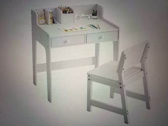 Brand new kids desk chair with storage