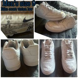 Men’s 9 Nike court low Great condition $20