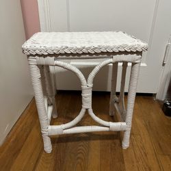 Vintage Vanity Stool/ Side Table/ Plant Stand 