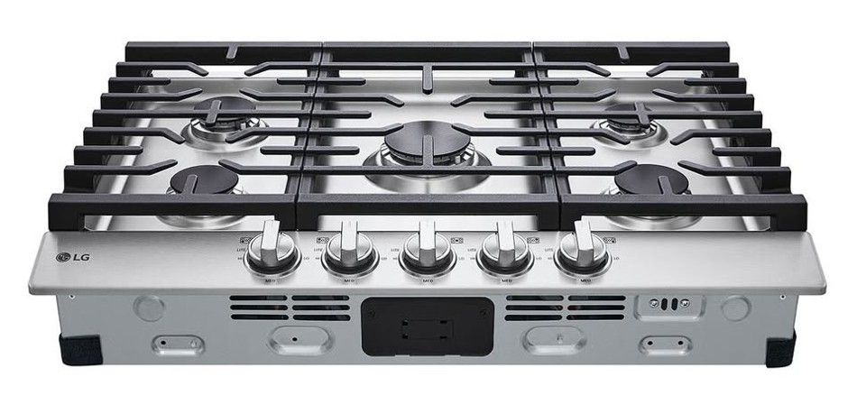 Brand New Cooktop 30" Gas LG Stainless Steel