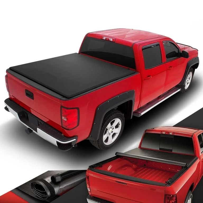 Silverado/Sierra 5'8Ft Bed Cover Roll Up Year 2014-2018