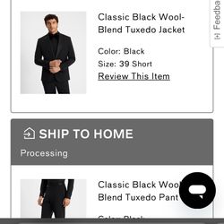 Black Tuxedo Brand New 