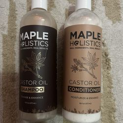 Maple Holistics-Caster Oil Shampoo And Conditioner Set