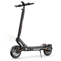 ROVORON Leger Electric Scooter, 48V 15AH Battery, 500W Motor (Peak 1000W), 33-Mile Range, 28MPH Speed, 10" Tires, LCD Smart Display, Dual Suspension, 