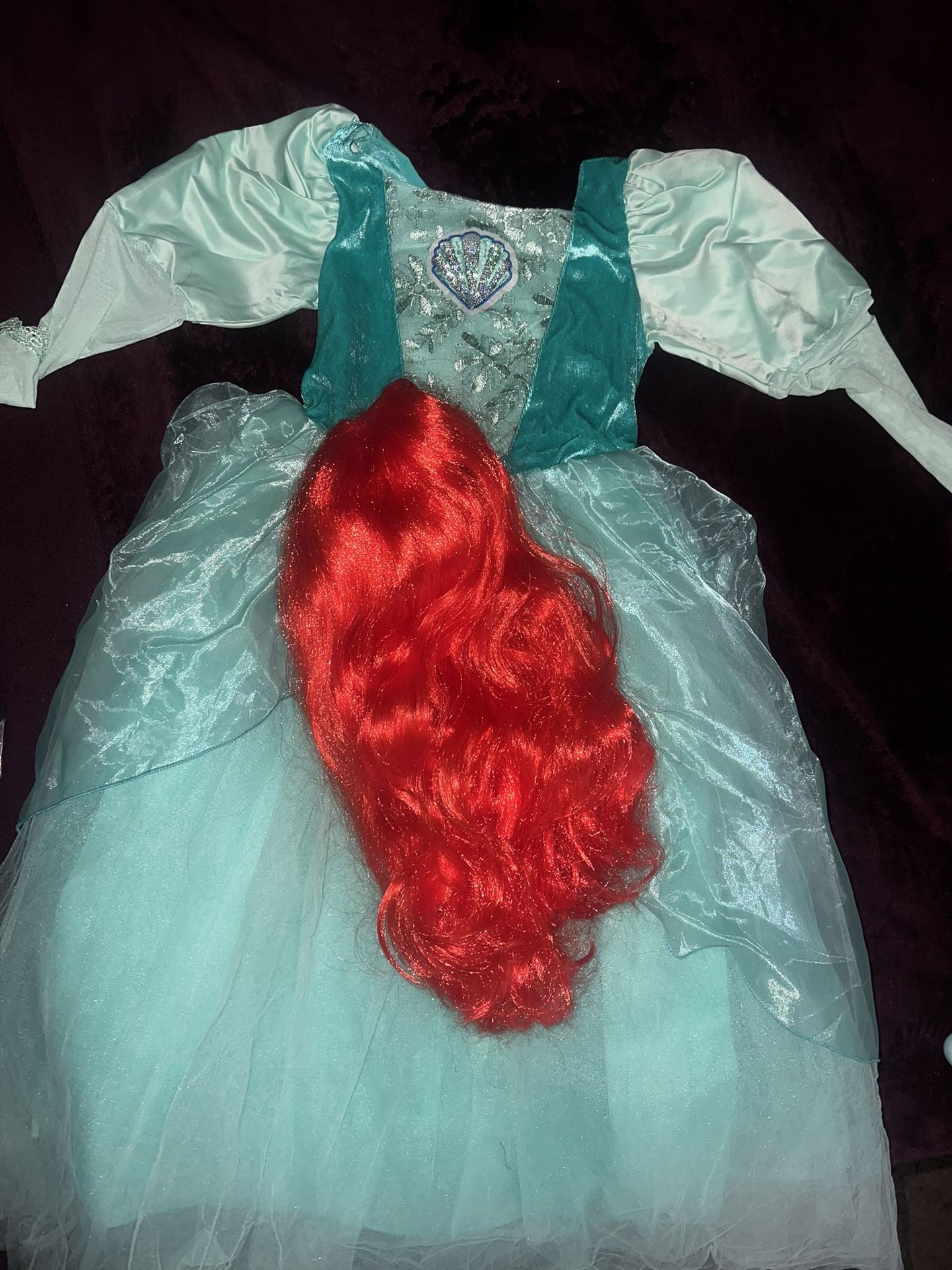 Little Mermaid Dress And Wig