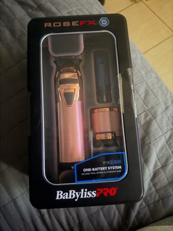 BaBylissPRO FXONE ROSEFX All Metal Trimmer w/ Battery & Charger #FX799RG