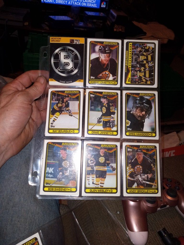1990s Bruins Hockey Cards