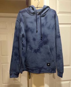 Men’s Blue Tie-Dye Pullover Hoodie