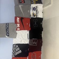 13 Mens Shirts Large, Xlarge Nike, Adidas, Under Armour, Ralph, Lauren
