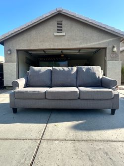 Free Delivery- Gray Couch