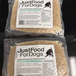 Sealed 2 x Just food for dogs balanced remedy frozen