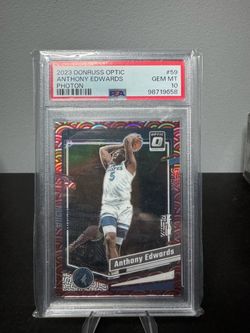 Anthony Edwards Case Hit Photon GEM MINT 10