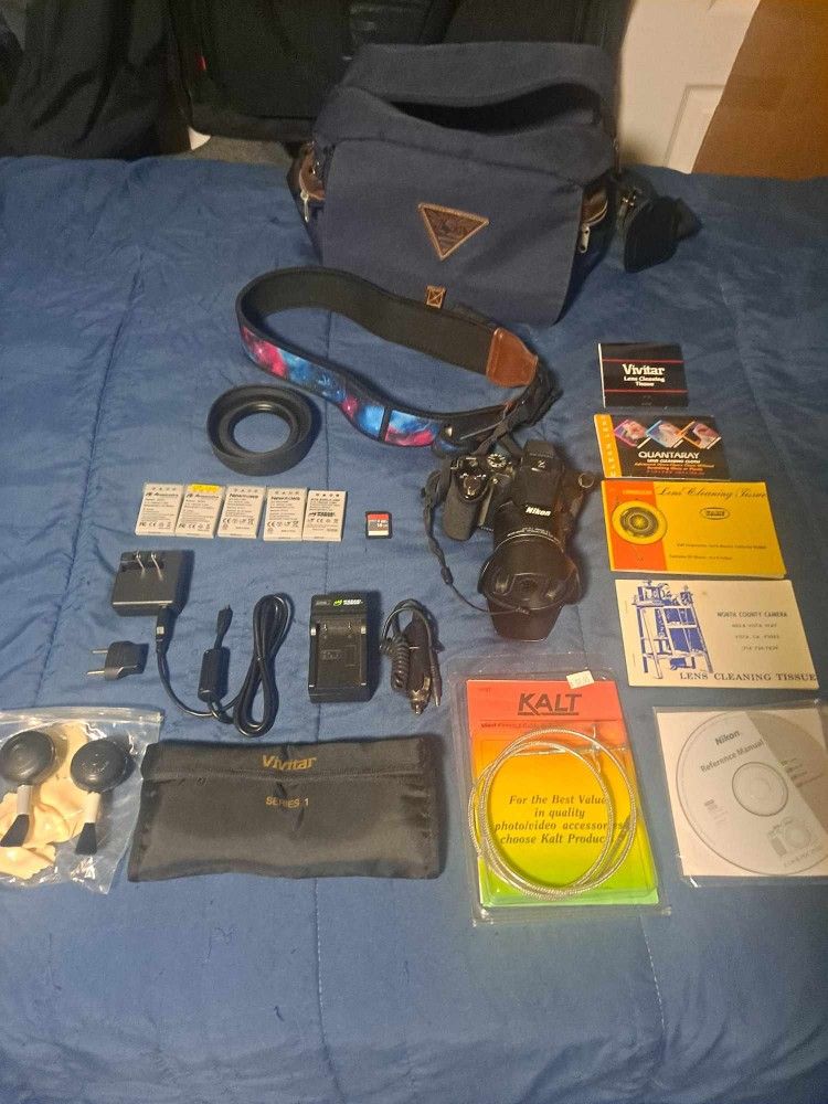 Nikon Coolpix P510 Digital Camera + Accessories