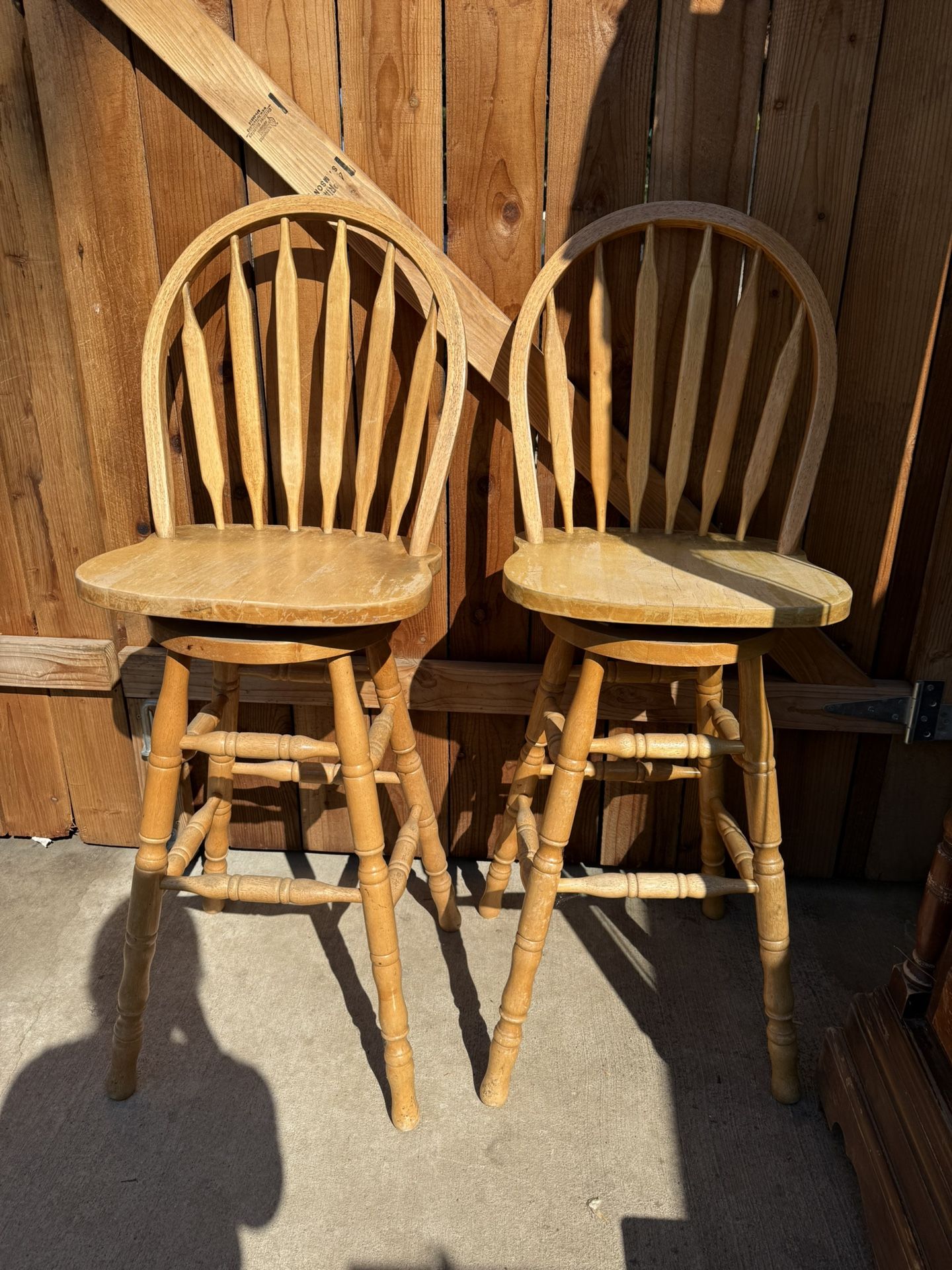 Wooden Bar Stools