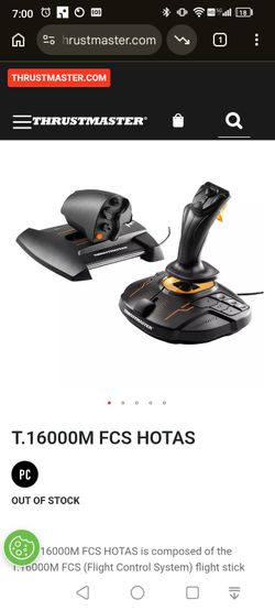 Thrust Master Gaming Joystick & Throttle  Slide