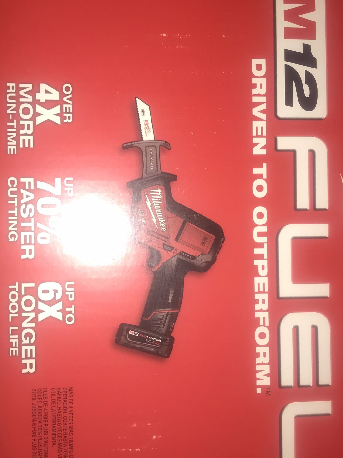 Milwaukee fuel hacksaw M12
