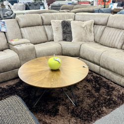 Blowout Sale Now🇺🇸Beautiful Grey Or Beige Reclining Sofa Furniture Sectional Available Only $1299