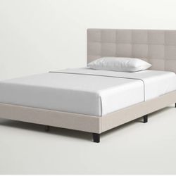 Modern King size Bed frame W/Mattress