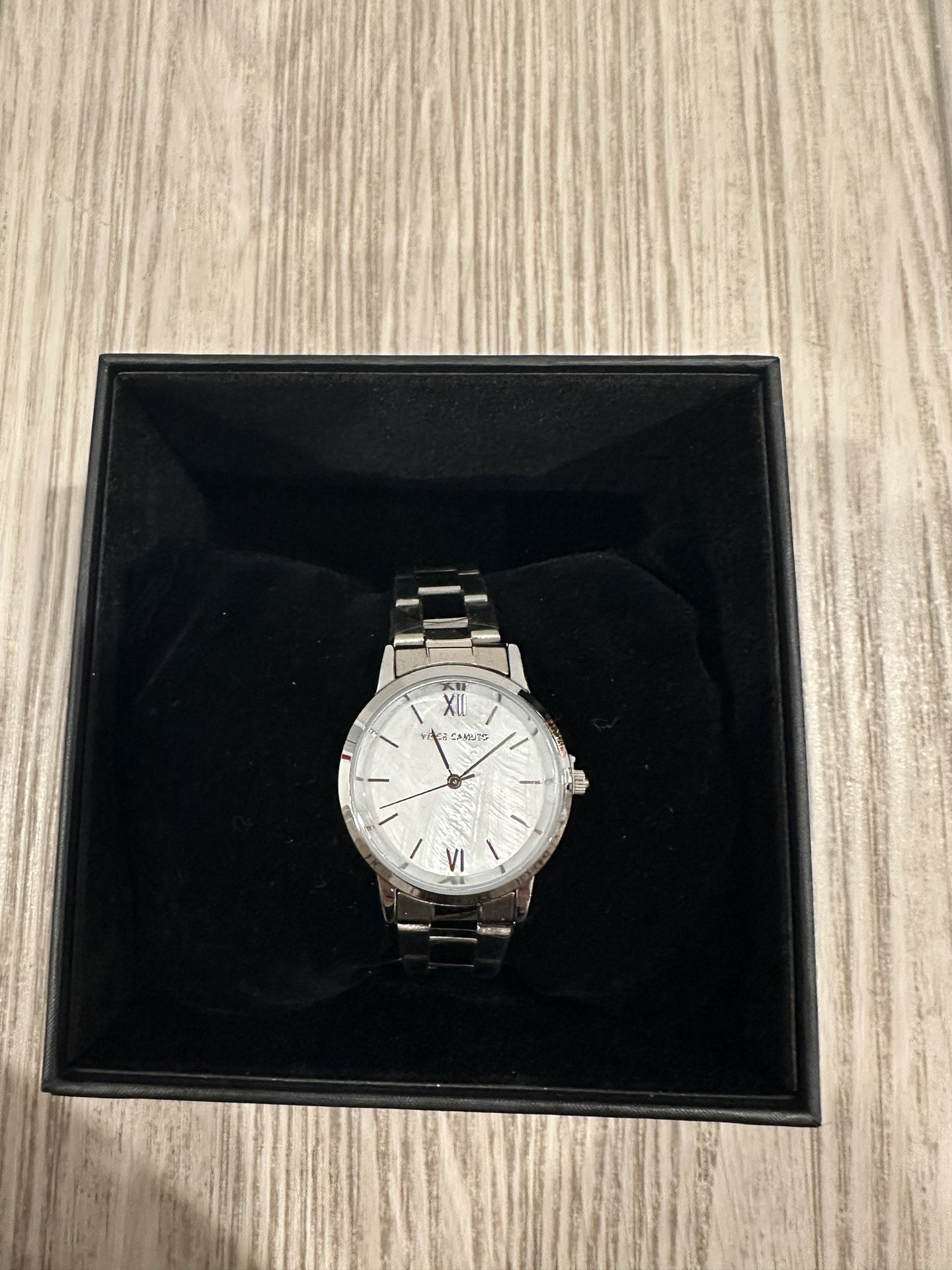 Vince Camuto Ayla Watch in Stainless Steel with white mother  display picture 3