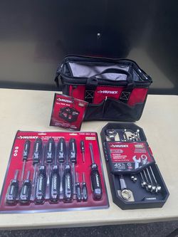 Husky Tool Set Bundle with Bag