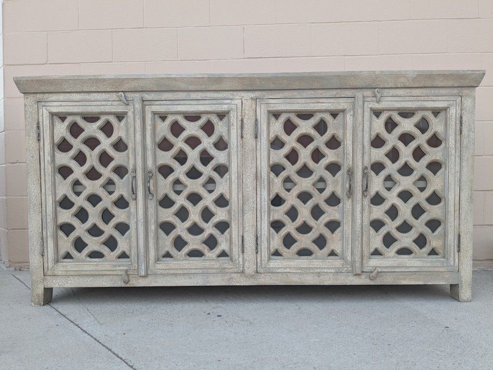 Modern Regency Wood Console