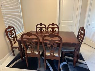 Antique Wood Dining Table