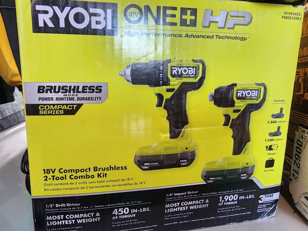Ryobi Drill Set
