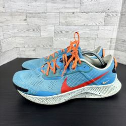 Nike Pegasus Trail 3 Laser Blue Habanero Red DA8697-400 Men's 11.5