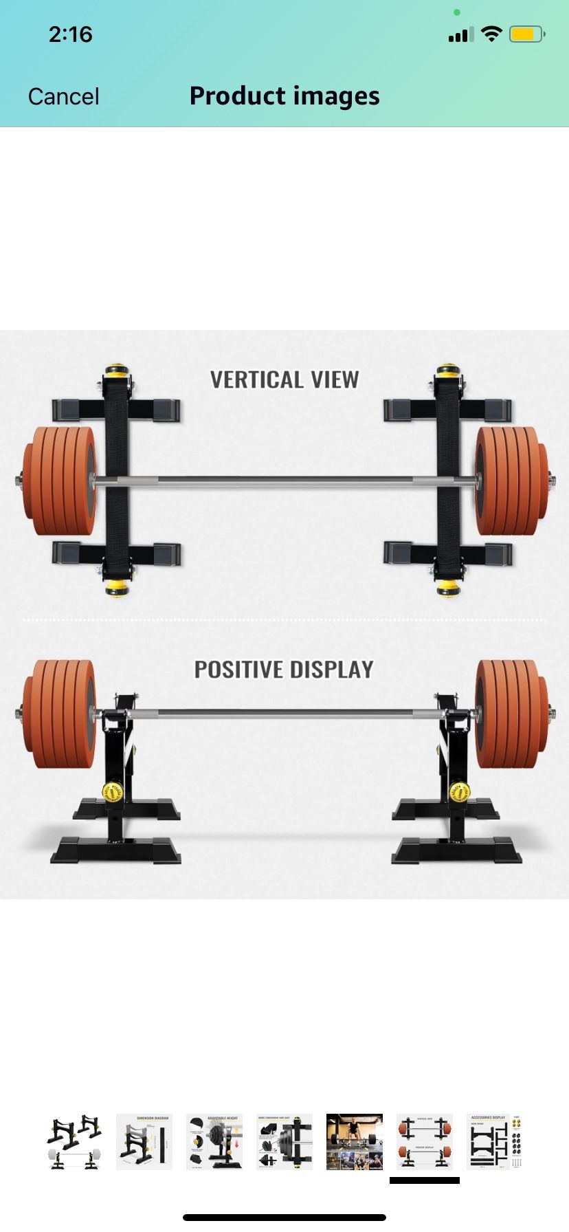 Deadlift Sling Racks for Home Gym, Deadlift Platform for Home Gym Weightlifting 