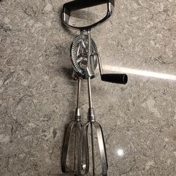 Stainless Steel Hand Held Eggbeater Mixer 